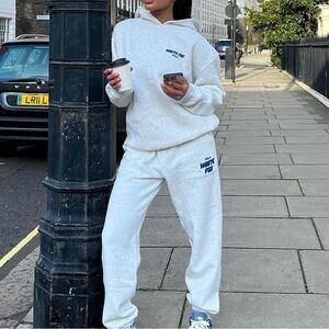 White Fox Sweatshirt set